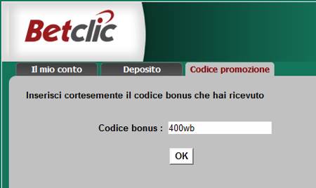 Betclic poker codice bonus