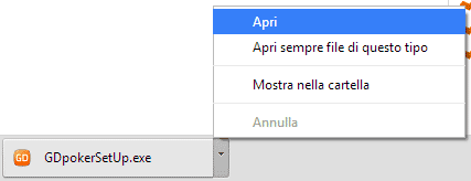 Gd poker apri programma di installazione
