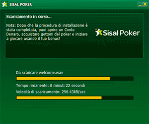 Sisal Poker installazione software aggiornato